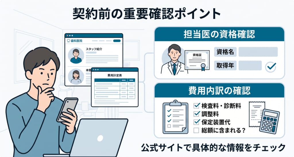 学会資格と費用内訳の明記