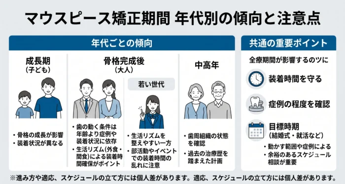 年代・ライフステージで期間の感じ方は変わる?