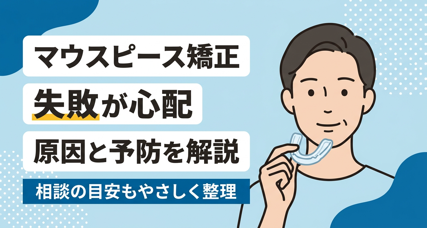 インビザラインで失敗しないために｜考えられる原因と予防・相談の目安を解説