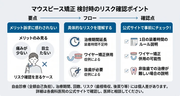 リスク説明の見方