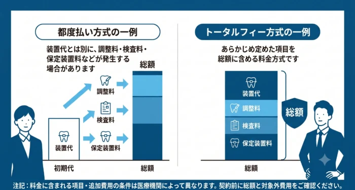 費用体系の透明性